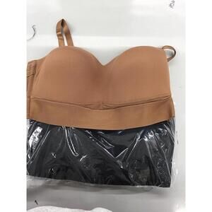 Rhonda shear molded strapless convertible bra 2 pack size XL new from QVC